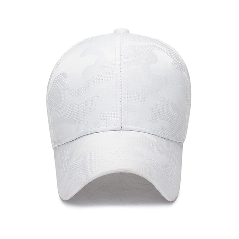 Camouflage Mesh Baseball Cap Ademende Zomer Zonnekap Verstelbare Outdoor Sport Snapback Voor Heren Dames