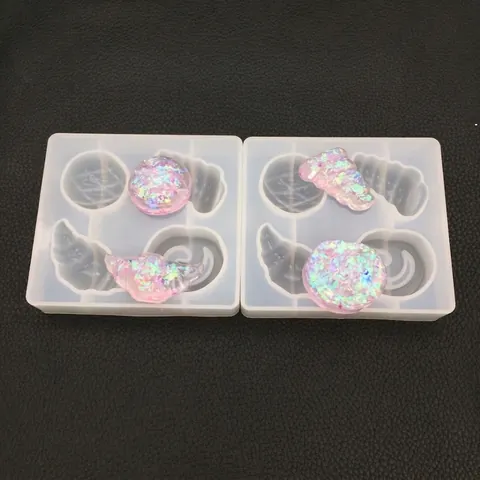 Stampo In Silicone DIY Pane Croissant Rotolo Di Torta Pan Di Ananas Forme Superficie Specchiata Lucida Strumento Per Colata Di Resina