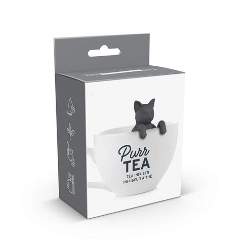 Infusore Per Tè Gatto Silicone Design Sospeso Per Tè Sfuso Novità Simpatico Forma Animale Filtro Riutilizzabile