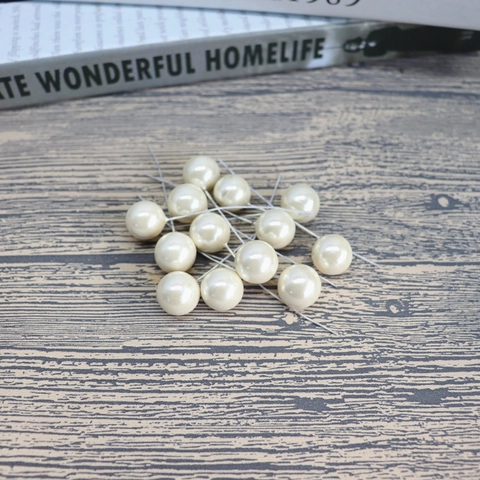 Artificial Berries Stems Pearlescent Metallic Mini Berry Picks For Christmas Tree DIY Floral Arrangement Wedding Home Decor Craft Supplies