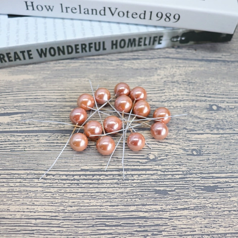 Künstliche Perlenbeeren Mit Biegsamen Drahtstielen Perlglanz Schaumstoff Frucht Picks Für DIY Blumenhandwerk Hochzeit Deko