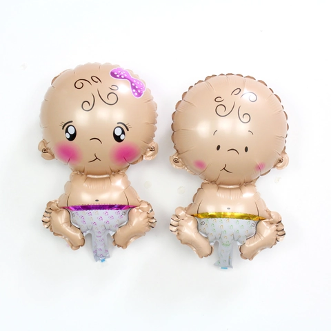 Baby Shower Aluminum Foil Balloons Boy Girl Gender Reveal Decor Bottle Stroller Foot Rocking Horse Birthday Party Shapes