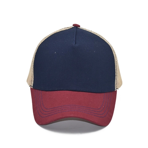 Unisex Casual Mesh Trucker Hat Color Block Ρυθμιζόμενο Καπέλο Μπέιζμπολ Αναπνεύσιμο Καπέλο Ήλιου Για Υπαίθριο Hip Hop Streetwear