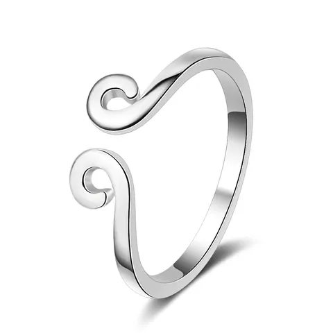 Anello Aperto Monkey King in Stile Cinese Vintage Rame Placcato Oro Bianco Strass Anello Regolabile per Donna Coppie Gioielli di Moda