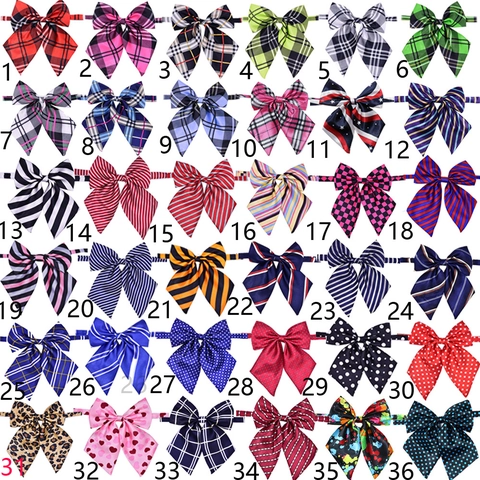 Papillon Per Cani Gatti Cravatta In Raso Regolabile Fiore Per Collare Decorativo A Quadri A Pois Stile Britannico Accessorio