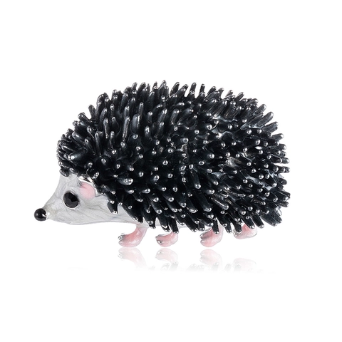 Spilla A Riccio In Cartone Animato Creativo Lega Smalto Goccia D'olio Gioielli Animali Moda Accessori Carini Per Le Donne
