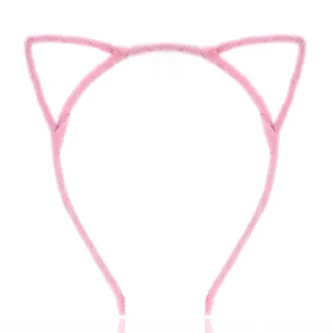 Süßes Plüschtierohr Stirnband Weiches Katzen Hasenohr Haarband Für Cosplay Party Daily Wear Accessoires Frauen Mädchen