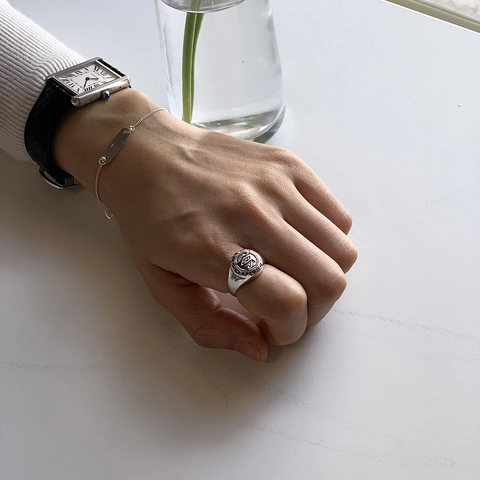 Ring Aus 925er Sterlingsilber Vintage Horusauge Verstellbar Offen Retro Punk Stil Schmuck Für Damen Herren