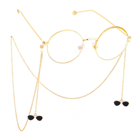 Cadena De Gafas Antideslizante Aleación Metal Moda Gafas De Sol Cordón Cuello Retro Colgante Accesorio Para Mujeres Hombres