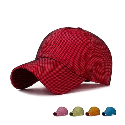 Mesh Honkbalpet Ademend Zomer Outdoor Sport Zonnehoed Verstelbare Trucker Cap Polyester Voor Heren Dames