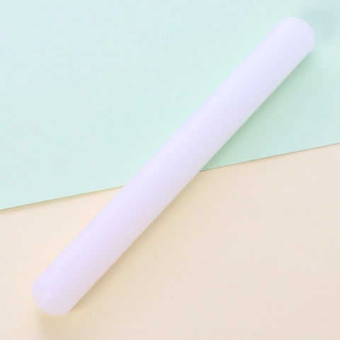 Plastic Non-Stick Rolling Pin Smooth Fondant Cake Dough Roller Professional DIY Baking Tool Kitchen Accessories