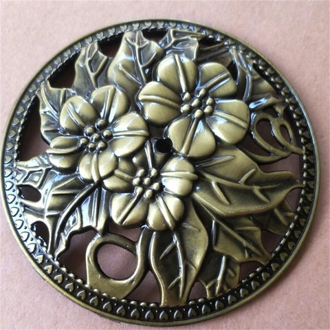 Coperchio Per Bruciatore Di Incenso In Metallo Vintage Sostituzione Vuoto Intagliato Drago Fenice Fiore Accessorio