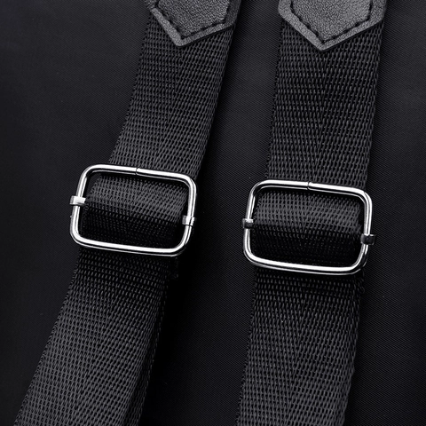 Women Backpack Waterproof Nylon Anti-Theft Fashion Casual School Travel Rucksack With Cat Pendant