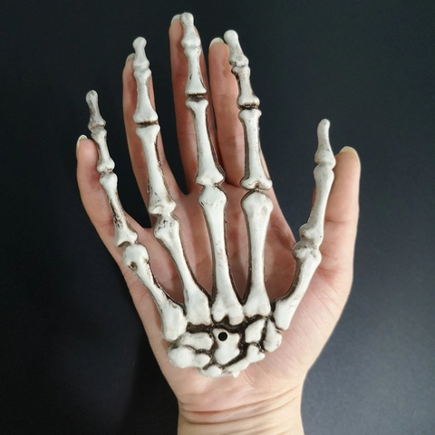 Realistic Plastic Skeleton Hands Horror Bone Claws For Haunted House Party Decor Props DIY Gothic Accessories