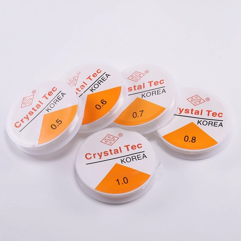 Elastic Crystal Thread Transparent White Jewelry Making Cord Polyurethane DIY Beading String For Bracelet Necklace Findings
