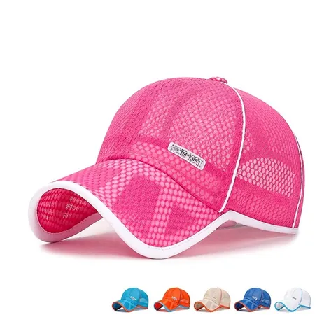 Cappello Da Baseball In Rete Per Bambini Traspirante Cappello Da Sole Estate Regolabile Sport Esterno Accessori