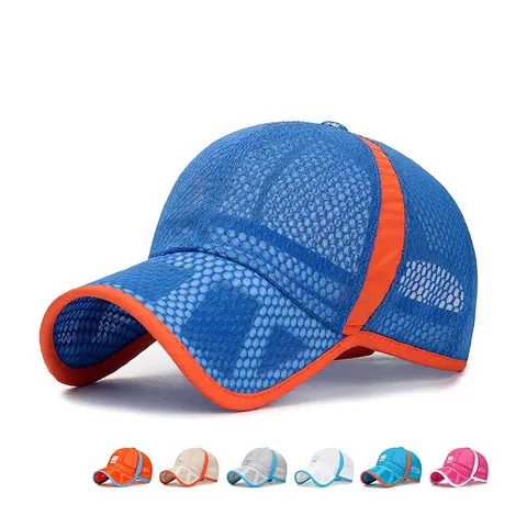 Cappellino Da Baseball In Rete Per Bambini Traspirante Visiera Vuota Protezione Solare Sportiva Regolabile Estiva Per Ragazzi