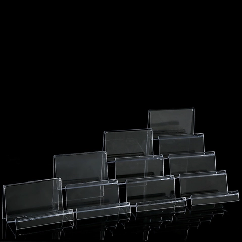 Tiered Display Stand Clear Plastic Ladder Rack For Wallet Phone Jewelry Cosmetics Organizer Desktop Countertop