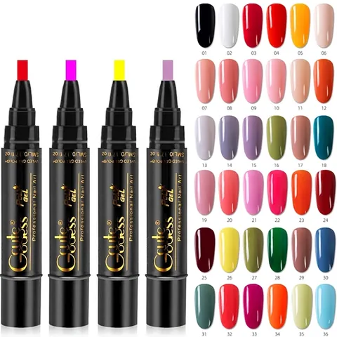 One Step Nagel Gel Polnisch Stift UV LED Gehärtet Profi Tragbar Kein Unterlack Überlack Erforderlich DIY Maniküre