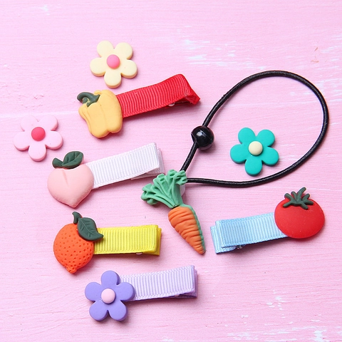 Mini Fruit Groenten Flatback Hars Charms Mat Mat Simulatie Ambachten DIY Sieraden Maken Haarspelden Telefoonhoesje Decoratie Kawaii