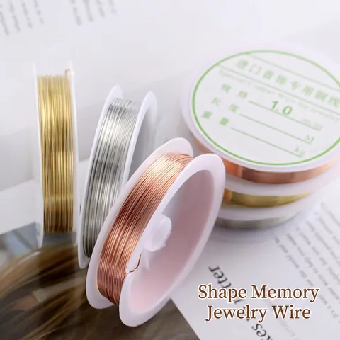 Copper Wire Jewelry Making Crafting Shaping Beading Metal Cord For DIY Findings Handmade Accessories
