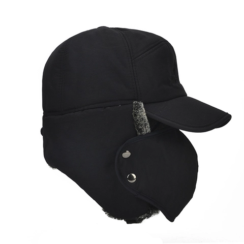 Cappello Da Cacciatore Invernale Da Uomo Cappello Termico Con Paraorecchie Antivento Con Maschera Facciale Rimovibile Fodera In Ecopelliccia