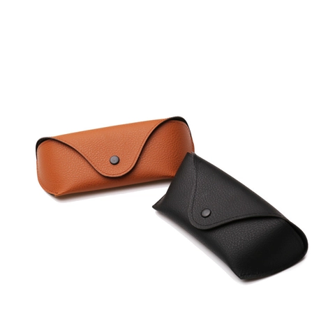 Custodia Per Occhiali Da Sole In Pelle PU Grana Litchi Borsa Portaocchiali Portatile Leggera Con Chiusura A Pressione