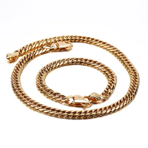 Collana A Catena Cuban Link Da Uomo Acciaio Inossidabile 316L Lucidato Gioielli Di Moda Hip Hop Semplice
