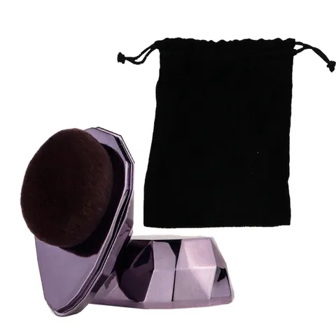 Nahtloser Foundation-Pinsel Hochdichte Synthetikfaser Make-up-Pinsel Mit Etui Sechseckiger Griff Gesicht Beauty Tool