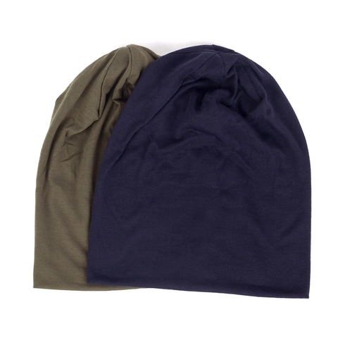 Unisex Slouchy Beanie Mütze Dünne Doppellagige Strickmütze Atmungsaktiv Weich Warm Kopfbedeckung Für Outdoor Herbst Winter Damen Herren