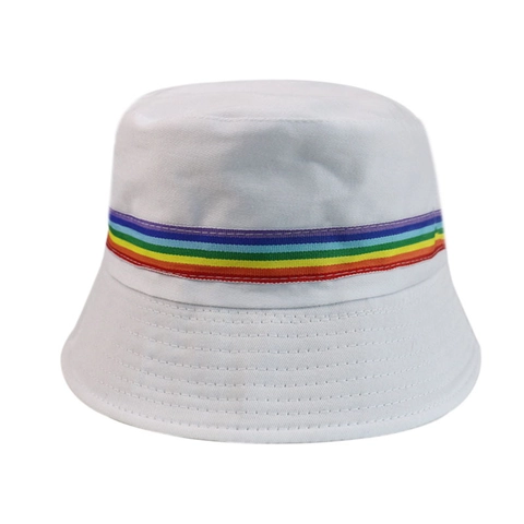 Cappello Da Pescatore In Cotone A Righe Arcobaleno Reversibile Protezione Solare Cappello Da Pescatore Per Viaggi