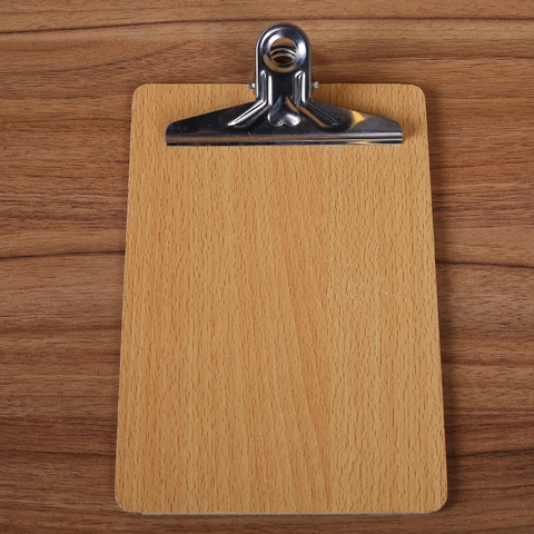 A4 A3 A5 Portablocco In Legno Con Clip Metallica Texture Legno Per Ufficio Scuola Cartelle Cliniche E Disegno