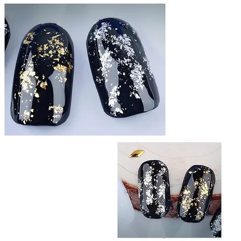 Nail Chrome Powder Mirror Effect Platinum Silver Metallic Glitter Pigment Manicure Decoration DIY Art