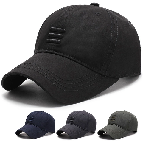 Klassische Baseballkappe Baumwolle Polyester Streifenstickerei Verstellbar Sonnenschutz Sportlich Lässig Für Herren Damen