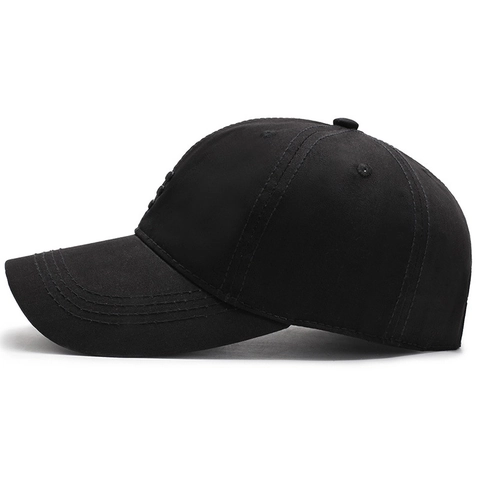 Klassische Baseballkappe Baumwolle Polyester Streifenstickerei Verstellbar Sonnenschutz Sportlich Lässig Für Herren Damen