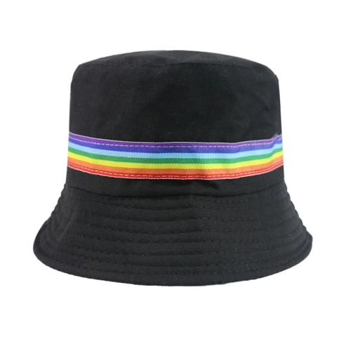 Cappello Da Pescatore In Cotone A Righe Arcobaleno Reversibile Protezione Solare Cappello Da Pescatore Per Viaggi
