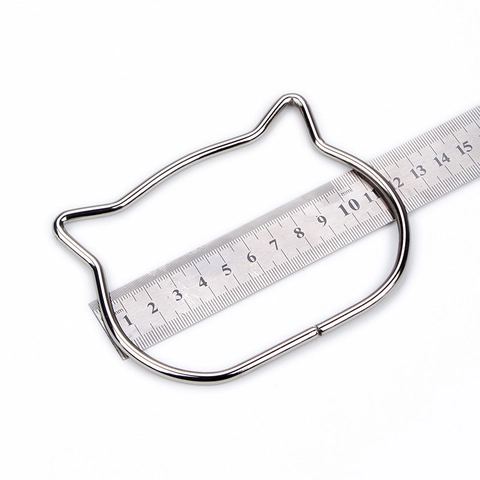 Metal Bag Handles Cat Ear Bear Head Round Shape DIY Handbag Making Hardware Accessories Alloy Replacement For Crochet Bags