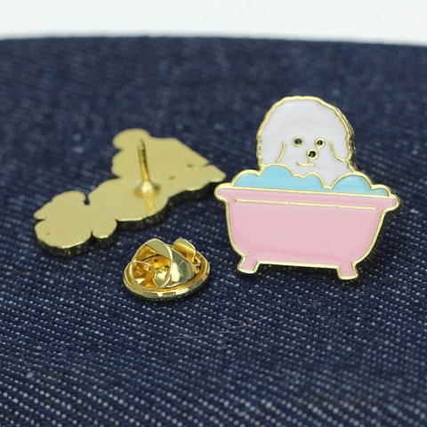 Süßer Cartoon Tier Hund Serie Emaille Pin Brosche Für Rucksack Kleidung Zubehör Zinklegierung Abzeichen Schmuck Geschenk Für Damen Kinder