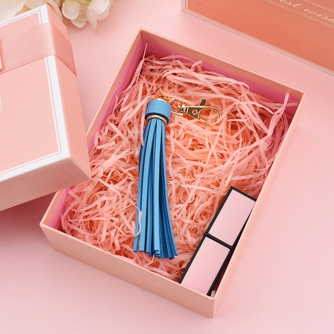 PU Leather Tassel Keychain Long Fringe Bag Charm Gold Metal Lobster Clasp Key Ring Accessories For Women Handbag Decoration