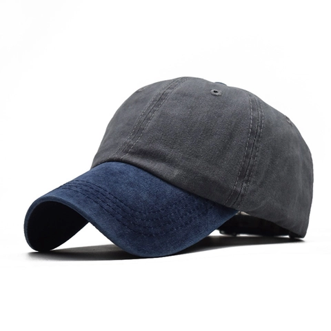Gewaschene Baumwolle Baseballkappe Vintage Distressed Verstellbar Dad Hat Einfarbig Outdoor Sonnenschutz Unisex
