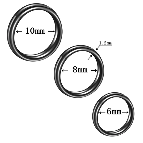 Anello Al Naso In Acciaio Inossidabile Cerchio Segmento Cerniera Clicker Septum Piercing Gioielli Circolari Per Uomini Donne Multicolore