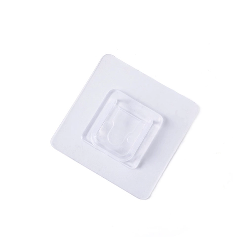 Ganchos De Pared Adhesivos Plástico Transparente Sin Perforación Impermeable Resistentes Para Baño Cocina Organización Hogar