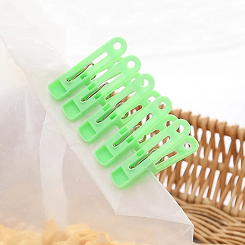 Pinzas Para La Ropa De Plástico Multicolores Clips De Secado Antideslizantes Resistentes Al Viento Para Calcetines Ropa Interior Ropa