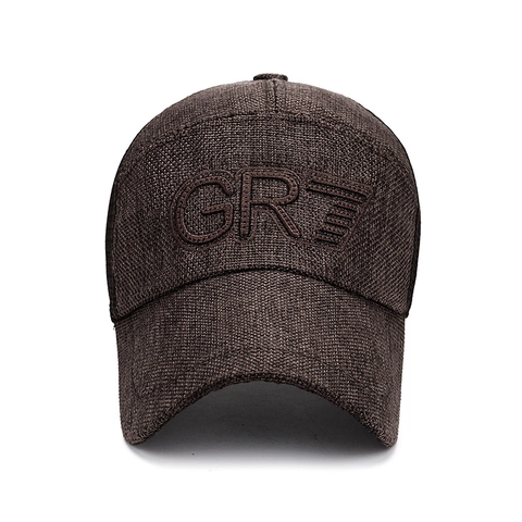 Mesh Honkbalpet Lange Rand Ademend Zonbescherming Outdoor Sport Verstelbaar Trucker Hat Borduurwerk Voor Heren