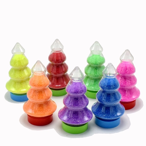 Magischer Hydrophober Sand Spielzeug Nicht Nass Wasserdicht Weltraumsand In Pagode Weihnachtsbaum Form Science Experiment Sensorik
