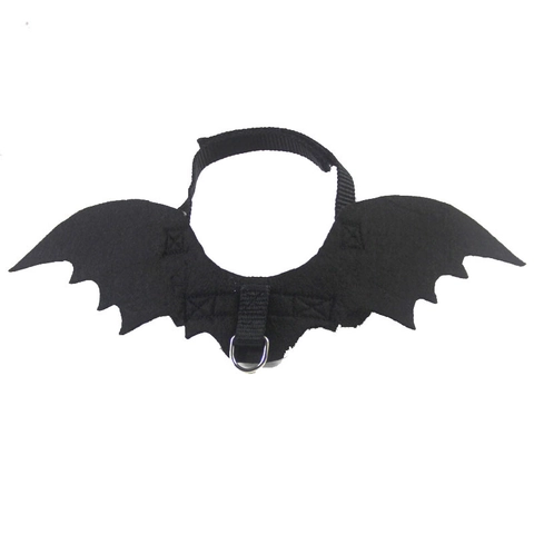 Halloween Haustier Fledermausflügel Kostüm Verstellbare Filzflügel Für Katzen Kleine Hunde Lustige Haustier Party Dekoration Flügel Mit Metallring