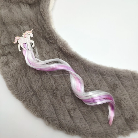 Fermaglio Per Capelli Unicorno Con Estensione Parrucca Riccioluta Lunga Colorata Parrucchino Sintetico Per Ragazze Bambini Festa