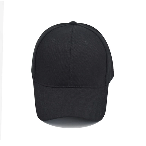 Cappellino Da Baseball Tinta Unita Minimalista Poliestere Visiera Curva Cappello Sole Regolabile Allaperto Uomo Donna