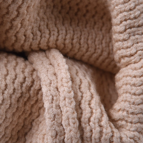 Berretto In Maglia Invernale Morbida Trama Ondulata Con Risvolto Caldo Colore Solido Per Uomo Donna Unisex