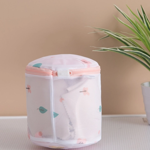 Fine Mesh Laundry Wash Bags Thickened Polyester Protection For Delicate Clothes Underwear Bra Machine Wash Printed Style